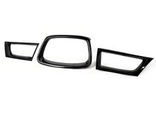 3pcs For Subaru Impreza WRX STI 2006-2007 Gloss Black Front Bumper Grille Cover Frame