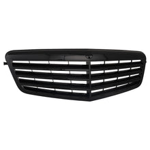 For 2010-2013 Mercedes Benz E Class W212 Sedan E350 E550 Front Bumper Grill Grille Glossy Black