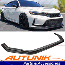 For 2023-2026 Honda Civic Type-R FL5 CTM V2 Carbon Fiber Front Bumper Lip Splitter