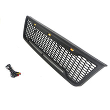 Black Front Bumper Upper Grille w/ LED Lights fit for 2003-2007 Ford E150 E250 E350