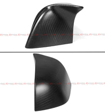 For 2017-2025 Tesla Model 3 Direct Add-On Dry Matt Carbon Fiber M Style Side Mirror Covers Caps