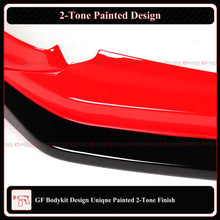 For 2025-2026 Honda Civic 11.5th Rallye Red Black Front Bumper Lip Splitter