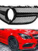 Black Front Mesh Grill fit for Mercedes C207 A207 Coupe 2014-2017 fg287