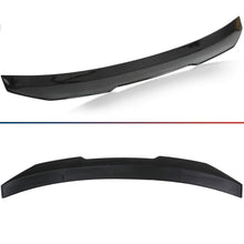 Gloss Black PSM Style Rear Spoiler For Audi A4 S4 B9 Sedan 2017-2024