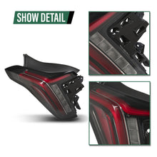 For 2020-2026 Cadillac CT5 LED Black Red Lens Pair Tail Light Dynamic Left+Right