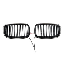 For 2007-2013 BMW X5 E70 X6 E71 Front LED Grille Bumper Grill Radiator Gloss Black