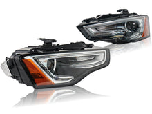 Left & Right HID Xenon Headlight Lamps For Audi A5 S5 2013–2016 w/o AFS