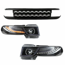 Led DRL Projector Headlights W/ Grille Front Lamp For 2007-2015 Toyota FJ Cruiser