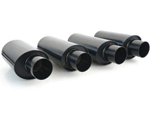 8pcs Quad Exhaust Tips Black For Mercedes G-Class W463 W464 G500 G550 G63 G65 2002-2024