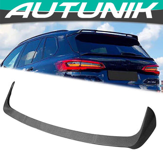Carbon Fiber Look Rear Roof Spoiler for BMW X5 G05 2019-2023