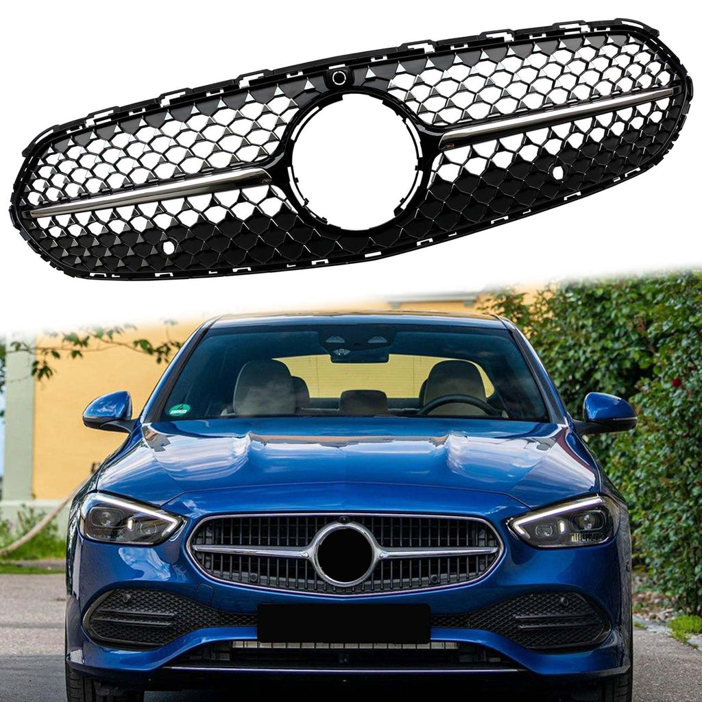 Black Diamond Front Grille - Mercedes W206 Non-AMG - Autunik.com– My Store