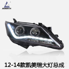 For Toyota Camry 2012-2014 Headlights Assembly Front Headlamp Black Pair