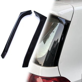 Glossy Black Rear Window Spoiler Side Wing For VW Golf 6 MK6 GTI R 2009-2013 vw11