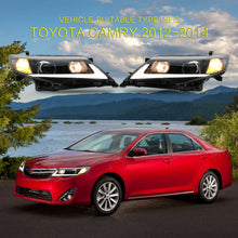 Projector LED Headlights For 2012-2014 Toyota Camry Front Lamps