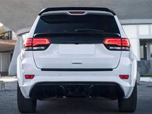 For 2014 2015-2021 Jeep Grand Cherokee SRT WK2 Tail Gate Mid Wing + Roof Spoiler Gloss Black