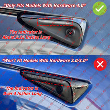 For 2023-2025 Tesla Model S HW 4.0 Full Carbon Fiber Side Camera Cover Cap Trim