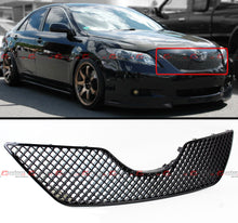 For 2007-2009 Toyota Camry LE SE XLE Sedan Gloss Black Front Bumper Mesh Grille Honeycomb Grill