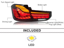 GTS Style OLED LED Tail Lights For BMW 3 Series F30 F35 F80 M3 2012-2018 Smoke Lens