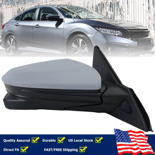 11Pin Passenger Right Side Power Mirror Prime Heated View Camera For Honda Civic Sedan 2016-2021