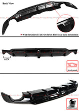 Gloss Black Rear Bumper Diffuser fit for 2023-2025 Acura Integra DE4 GF