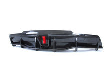 Carbon Fiber Look Rear Diffuser w/ Brake Light For Tesla Model Y 2020-2023