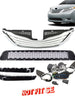 8pcs Chrome Front Grille Fog Lights Brackets For 2011-2017 Toyota Sienna