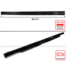 For 2023-2025 Honda Accord 11th Gen Gloss Black Add On Side Skirt Extension