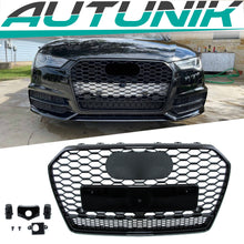 Honeycomb Front Black Grille for AUDI A6 C7.5 S6 2016 2017 2018