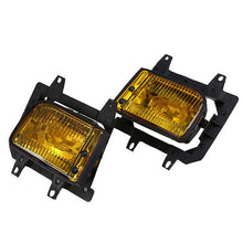 Pair Front Bumper Fog Light Yellow Lens For BMW 3-Series E30 1985-1993 318i 325i