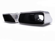 Black/Chrome Exhaust Tips For BMW F10 F11 550i 550d M Sport 2010-2016