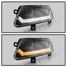 Left+Right For 2009-2011 Audi A6 C6 Halogen Sequential Signal Projetor LED Headlights Headlamps