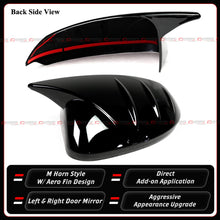 For 2024-2026 Hyundai Sonata M Style Gloss Black Side View Mirror Cover Caps Overlay