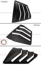 For 2025+ Toyota Camry Matte Black Quarter Panel Side Window Louver Cover