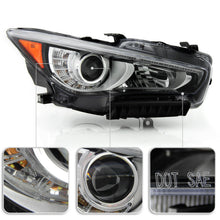 Right Side For 2014-2022 Infiniti Q50 w/o AFS DRL Projector Headlight Headlamp - Passenger