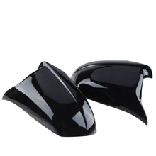 Gloss Black Door Rearview Mirror Cover Caps For BMW F10 F11 5 Series 2011-2013