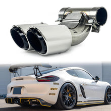 Chrome Exhaust Muffler Tips For Porsche 981 Cayman Boxster 2013-2016 et186