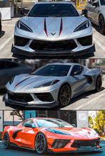 For 2020-2025 Corvette C8 Z51 Stingray Coupe ConvertibleReal Carbon Fiber Front Bumper Lip Splitter
