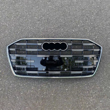 Chrome Front Bumper Grill For Audi A6 S6 C8 2019-2024