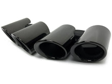 Black Exhaust Tips For 2017-2023 Porsche Panamera 971 Base Muffler Pipe