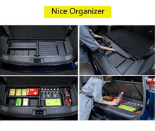 Trunk Hidden Organizer Insert Cargo Hatch Storage Box for Toyota Highlander 2020-2024