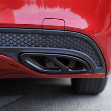 Gloss Black Exhaust Tip Covers Trim Fit Mercedes W205 C-Class W213 E-Class X253 GLC AMG Line