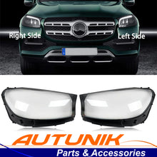 2pcs Headlight Headlamp Lens Cover Lampshade Shell For Mercedes-Benz GLS X167 2020-2023