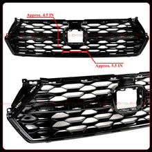 For 2023-2025 Honda Accord Yofer Black Front Mesh Grill Grille - Urban Gray Trim