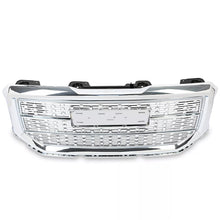 Front Upper Chrome Mesh Grill Fits 2016-2018 GMC Sierra 1500 Grille Denali Style