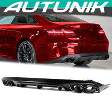 Black Rear Diffuser Exhaust Tips fit for Mercedes E-Class C238 E300 E450 Coupe AMG 2018-2023 di222