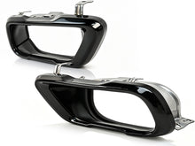 Black Exhaust Tail Tips Fit BMW X5 X6 X7 G05 G06 G07 2019-2026 - M Sport Only