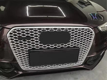 For Audi B8.5 A5 S5 2013-2016 RS5 Style Front Grille Chrome (Frame + Honeycomb)