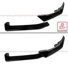 For 2024-2025 BMW X6 G06 M Sport LCI MP Style Gloss Black Front Bumper Lip Spoiler Splitter