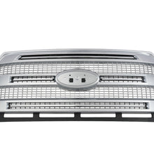 Front Bumper Grille For Ford F-150 2015-2017 Chrome W/O Parking Sensors