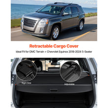 Retractable Rear Cargo Cover For Chevy Equinox / GMC Terrain 2018–2024 Security Shield
